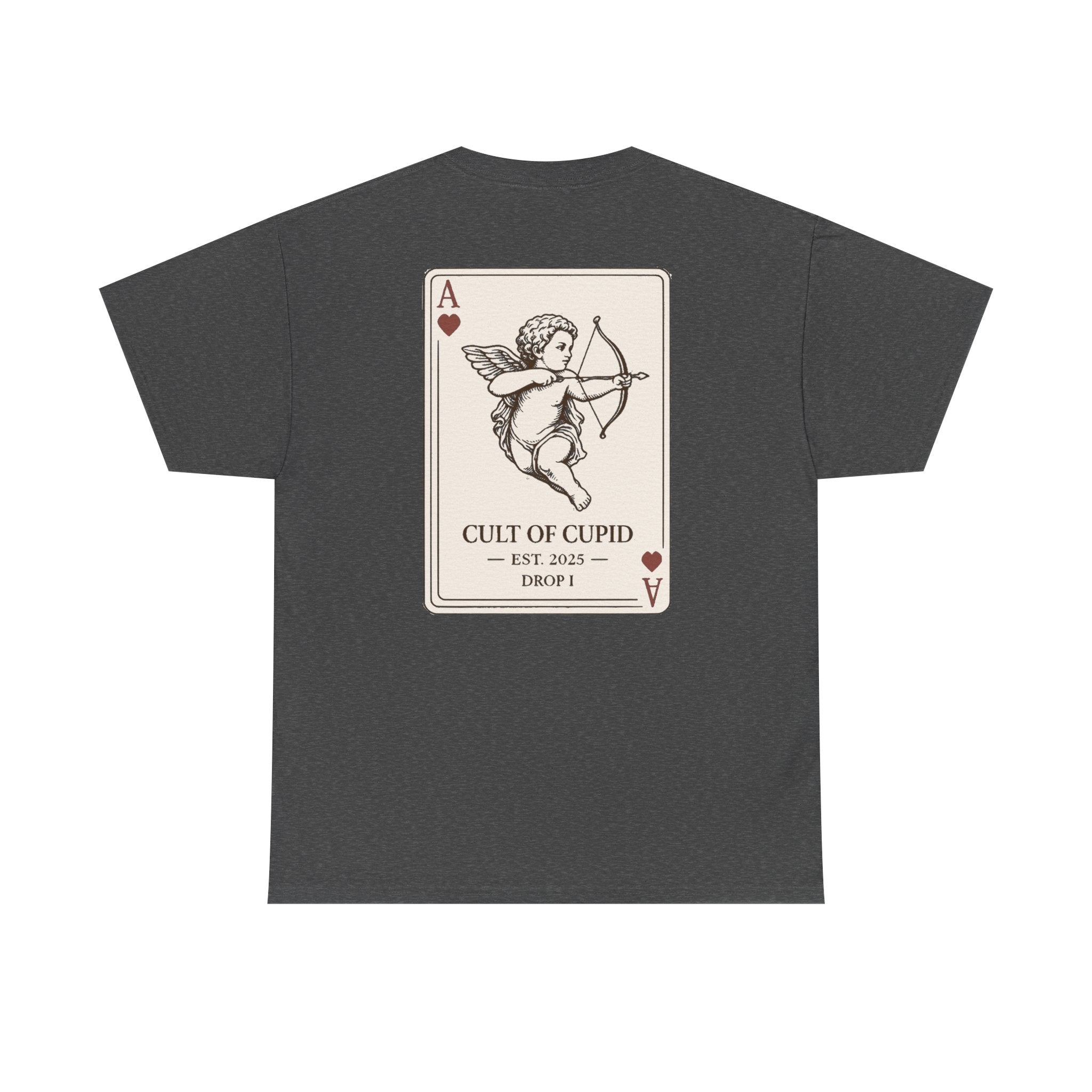 Cult of Cupid Tee — Dark Heather