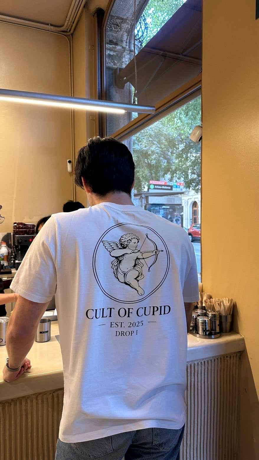 Cult of Cupid Tee — White
