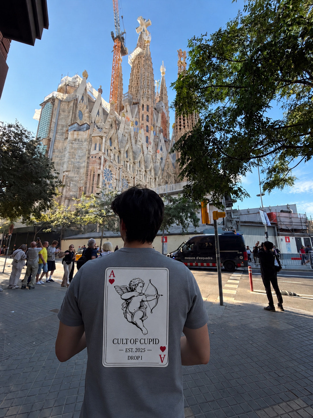 Cult of Cupid Tee — Gray